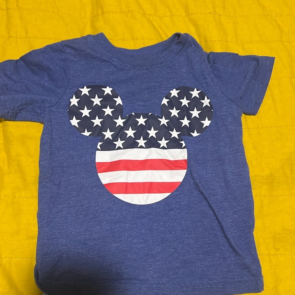 American flag Mickey Mouse shirt
